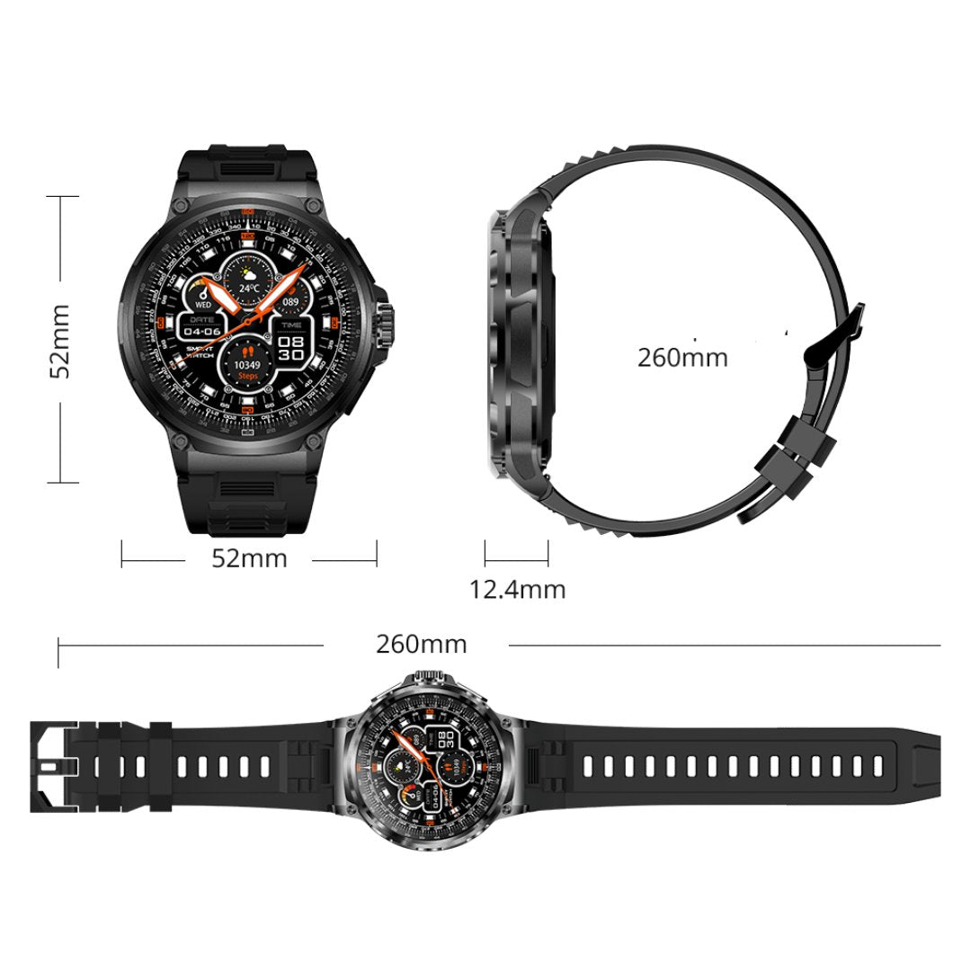 SmartPro Endurance Ultra Men's Smartwatch - Lumi Watch