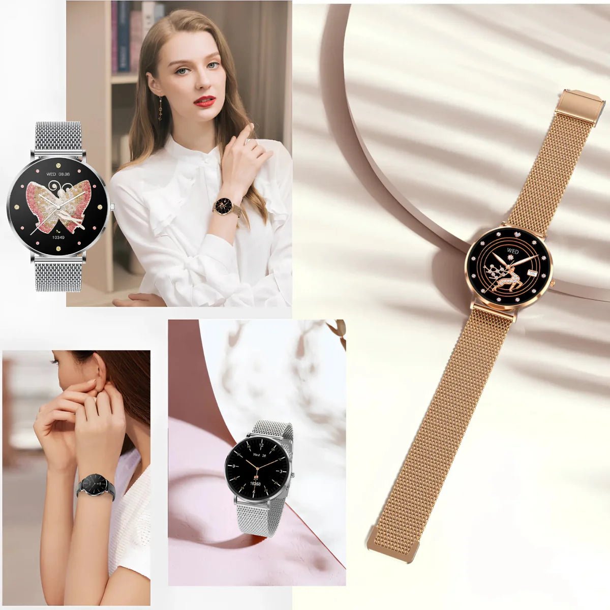 UltraThin Pro Elegance Plus Women's Smartwatch - Lumi Watch